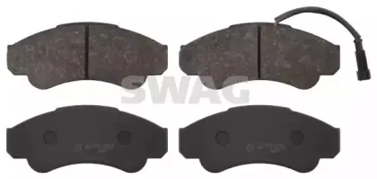 Комплект тормозных колодок, дисковый тормоз SWAG купить